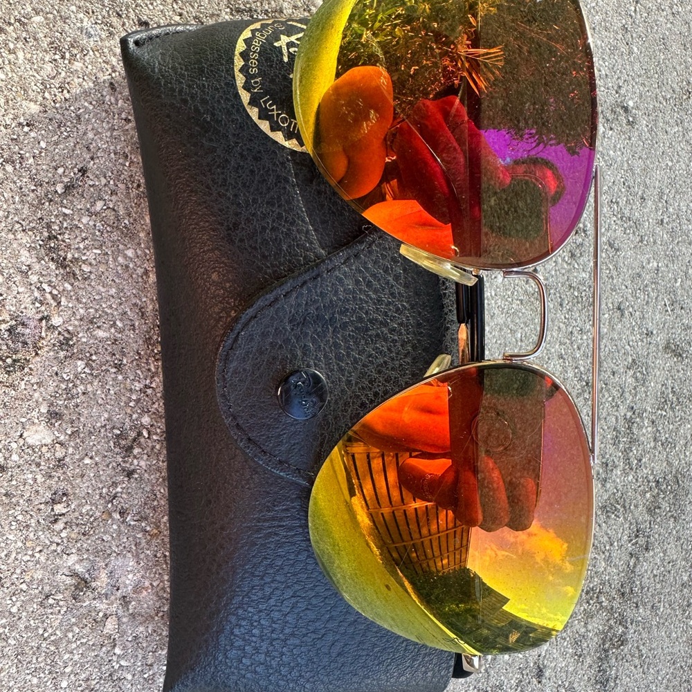 Ray-Ban Multicolor Aviator Sunglasses